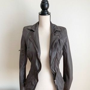 MUUBAA Gorgeous Fitted Moto Jacket Size 4